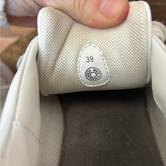 Love Moschino White Sneakers with Gold and Red Accents - Picture 8 of 8